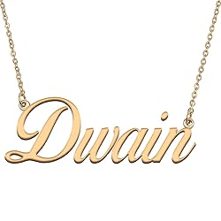 HUAN XUN Customized Custom Simple Any Name Necklace