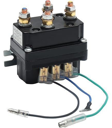Relé De Cabrestante 12V 250A - Contactor De Solenoide Resistente Al Agua Para ATV, UTV, Motos De Nieve Y Tractores