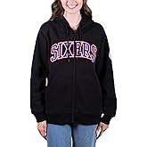 Ultra Game Women's NBA Official Super Soft Full Zip Hoodie Sweatshirt