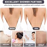 URAQT Exfoliating Back Scrubber 96cm Soft Double-Sided Shower Belt with Handles view 4