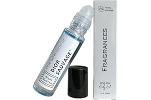 Avany Naturals Men's Cologne - Perfume Oils For Man, Enhanced Scents Sampler, Replicant Fragrance Oil, Travel Size Cologne (DiorSauvage Inspired)