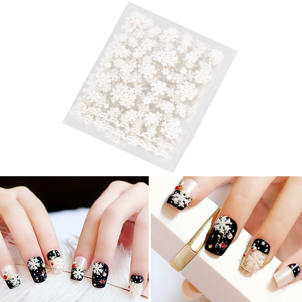 Buy Chinatera Sheet Christmas Snowflake D Nail Art Sticker Decal