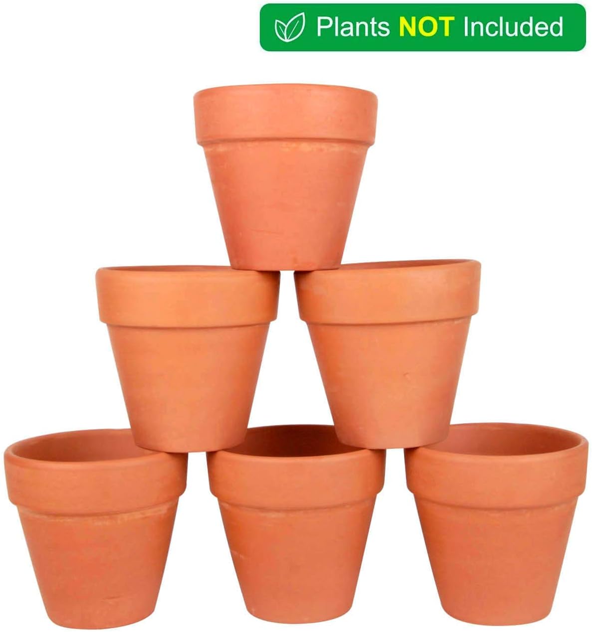 T4U 10.5CM Terracotta Clay Pots Pack of 6 - Image 5