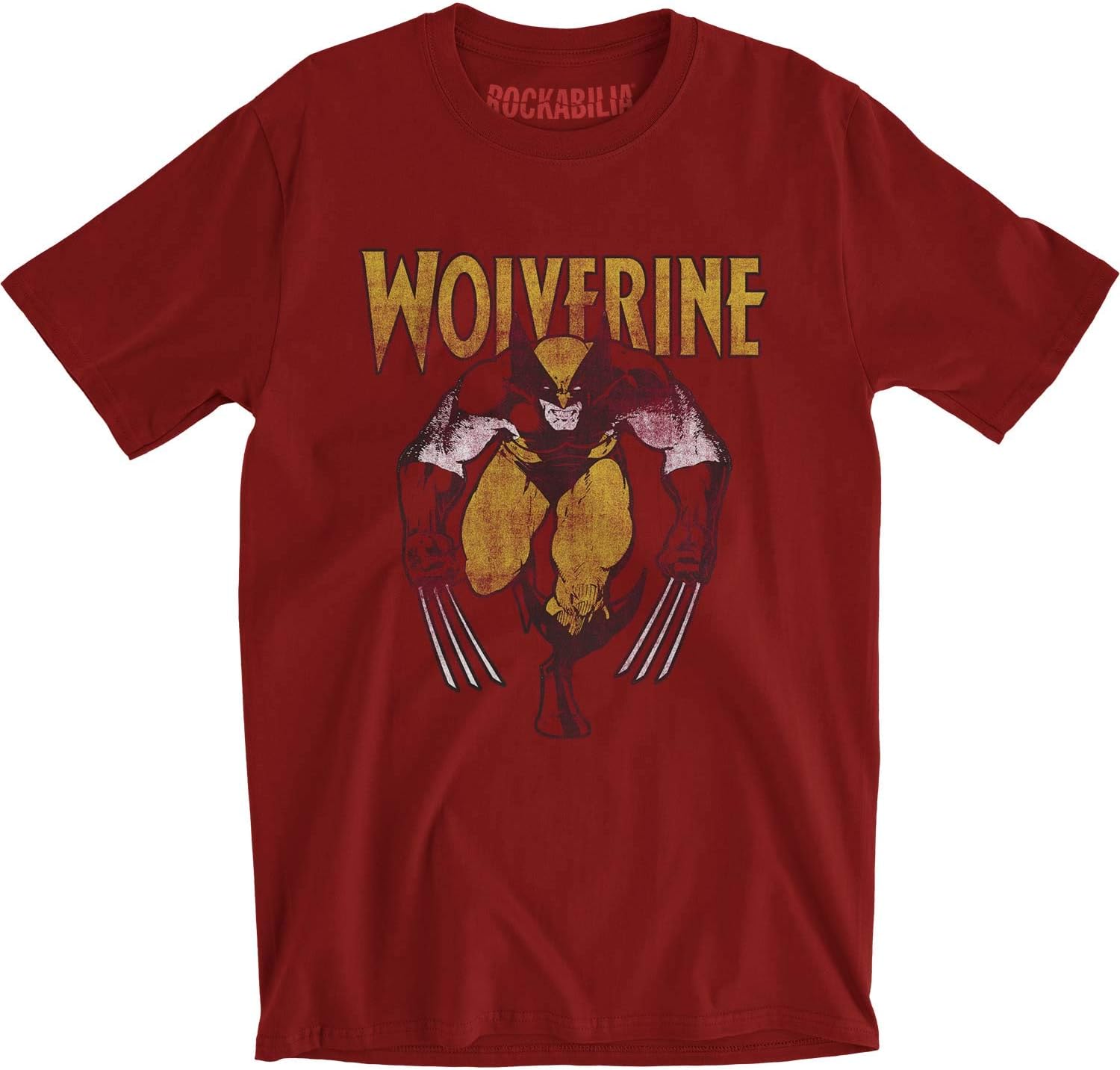 Marvel Comics Wolverine Red T-Shirt Large