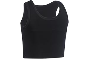 JARAZIN Women Transgender Tomboy FTM Pull On Closure Elastic Chest Binder Pullover Tank Top