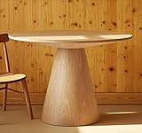 46" Round Dining Table, Mid-Century Modern Round