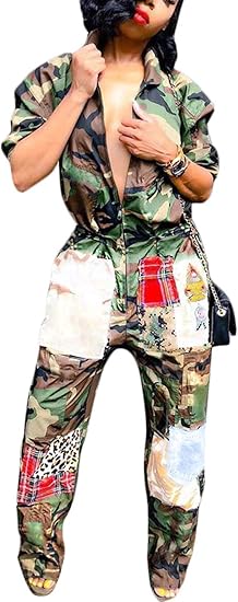camouflage jumpsuit amazon