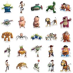 50pcs Toy Story Stickers for Water Bottle, Cute