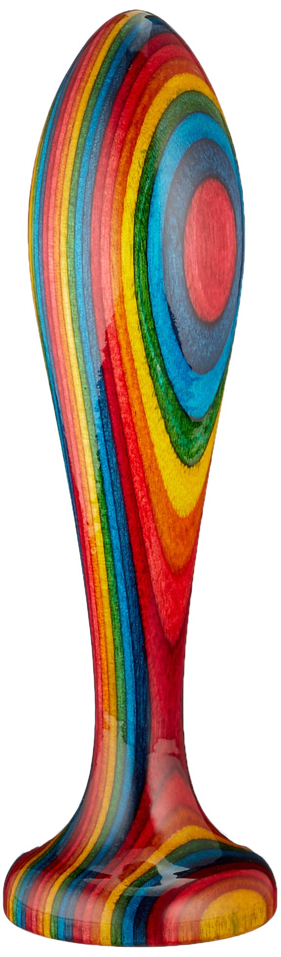 Teatiamo Wooden Anal Plug Rainbow Northern Light Small, 0.249 kg