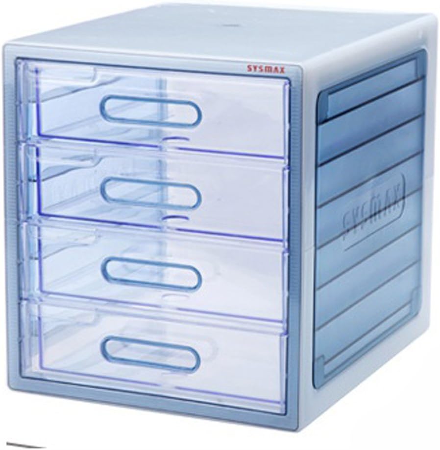 Amazon Com Sysmax Max Lux Half Transparent Vertical File Cabinet 4 Drawer Index Function Flat Drawer Office Products