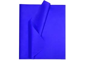 Undemouc 100 Sheets Blue Tissue Paper 20x14 Inches Tissue Paper Bulk for Gift Bags Wrapping Tissue Paper for DIY Crafts Birthday Weddings Baby Shower Graduation Father's Day Party Decor