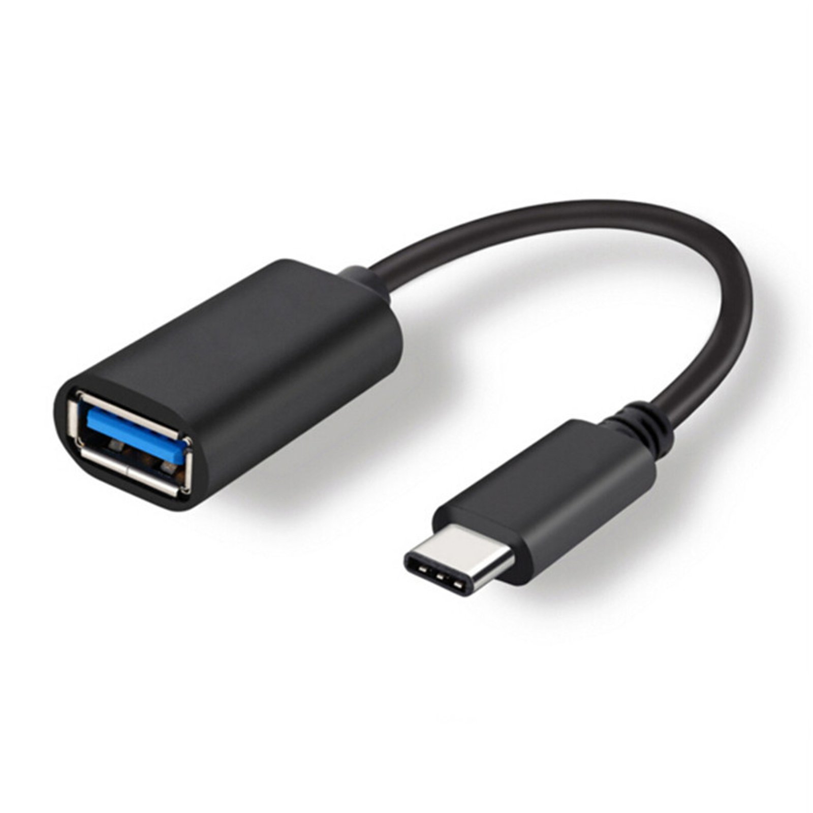 USB 3.1 Type-C OTG suitable for Xiaomi 14 13 13T 13c 12 12T Pro 11 Ultra Lite 11s 11T Pro 12x 10T 10 10s 9 9s Poco Mi 4G 5G Redmi Note | USB-A adapter cable USB socket plug converter type C black