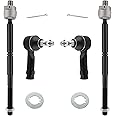 BOXI 4pcs Front Steering Inner and Outer Tie Rod Ends for Ford F-150 2004 2005 2006 2007 2008 (4WD) / Lincoln Mark LT 2004 2005 2006 2007 2008 (4WD) | ES3691 EV463