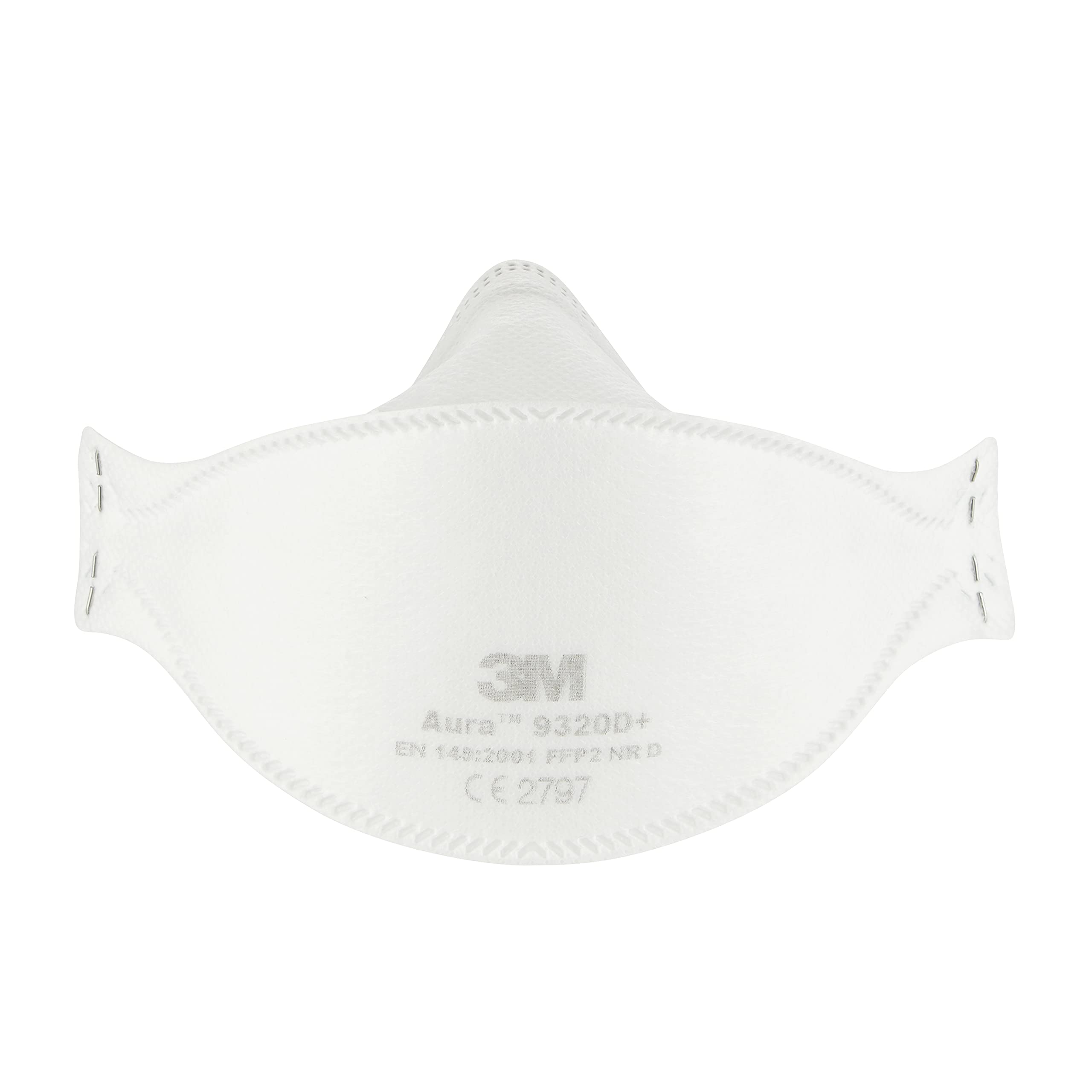 3M Aura Disposable Particulate Respirator, FFP2, Nonvalved, 5 Pack