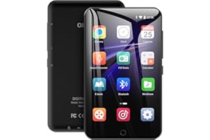 OILSKY MP3 Player with Bluetooth and WiFi, M303 4.0" Full Touch Screen MP3 MP4 Player with Speaker, Portable HiFi Sound Digital Music Player Video Playback, FM Radio, Recorder, Ebook, Browser