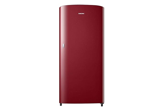Samsung 192 L 1 Star Direct Cool Single Door Refrigerator (RR19T21CARH/NL, Scarlet Red)