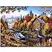 Staron DIY 5D Diamond Painting, Wall Art Decor Cross Stitch Kit Crystals 5D Diamond Painting Embroidery Home Decor Craft (D)
