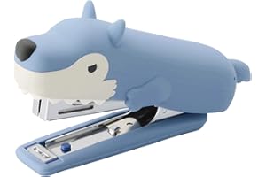 MAX USA CORP. MAX USA HD-10NX/S Cute Animal Silicone Stapler (Wolf) – Special Edition (HD-10NX/S WL Stapler)