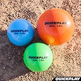 QuickPlay Weighted Sand Balls for Hitting (12oz/16oz/20oz) | Heavy Weighted Practice Balls for Baseball/Softball (Set of 6 Hitting Balls) – NEW FOR 2018 –