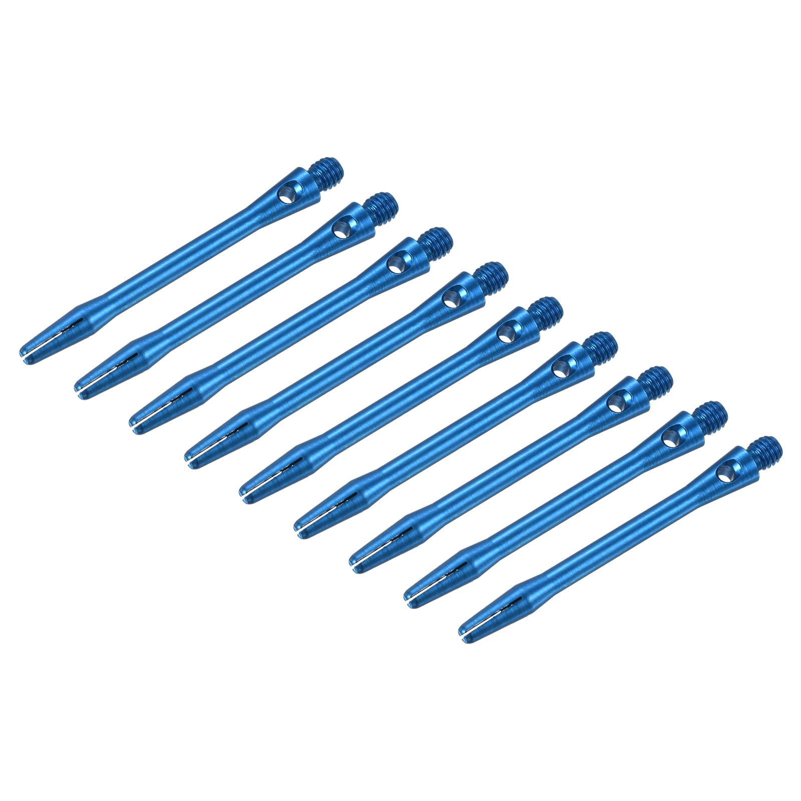 PATIKIL 48mm Aluminum Dart Shafts, Medium 2BA Thread Dart Stems Dart Accessories Throwing Fitting for Steel Tip - 9 Pack (Sky Blue)