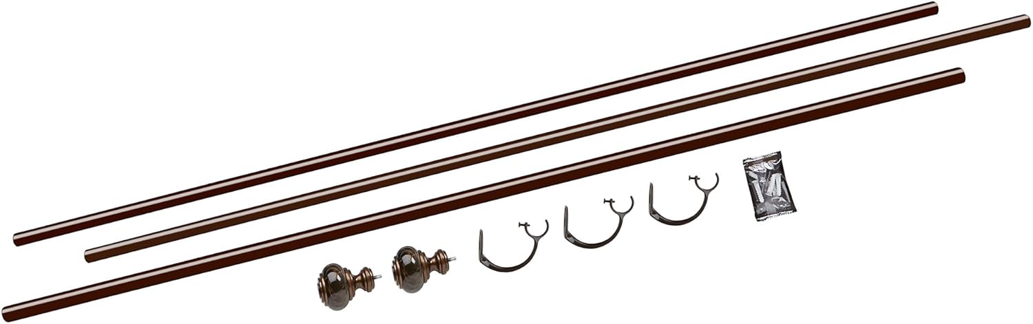 Umbra 244869-834-REM Curtain Rod For Window, 120 to 170-Inches, Polished Bronze: Home & Kitchen