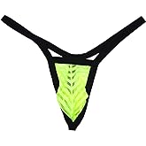 MuscleMate UltraHot Men's See-Through Thong G-String Underwear, Men's Hot T-Back Thong G-String Undie, No Visible Lines.