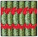 Caspari Celebration Crackers with Luxury Embellishments, 12-1/2-Inch, Boxwood