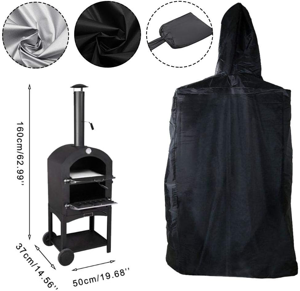 Outdoor Pizza Oven Cover Waterproof HeavyDuty Protective Grill Oven