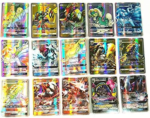 HOBFUUK Pocket Monster Cards Sun Moon Pocket card POKEMON English Game Cards multicolor