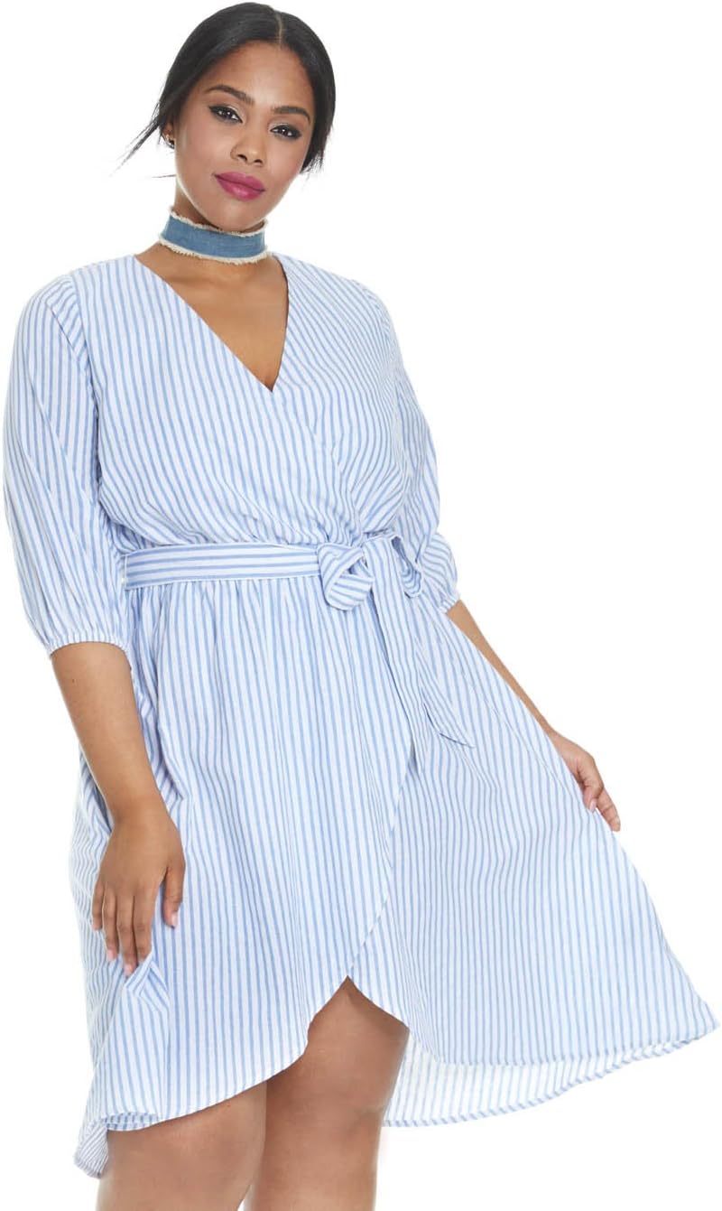 Fashion To Figure Women's Plus Size Carrie Wrap Dress
