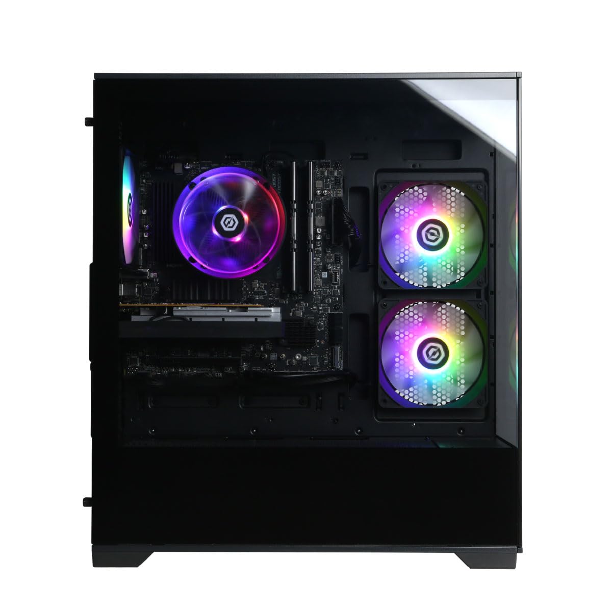 CyberpowerPC Gamer Master Gaming PC, AMD Ryzen 5 5500 3.6GHz, Radeon RX 6400 4GB, 16GB DDR4, 500GB PCIe Gen4 SSD, WiFi Ready & Windows 11 Home (GMA3100A)