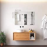 Hode 10pcs Self Adhesive Mirror Tiles 20x20cm 2mm Thick Acrylic view 4