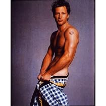 Amazon.com: Posterazzi Jon Bon Jovi Nude With Blanket Around Waist ...