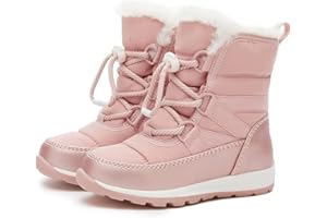 Weestep Grils Boys Winter Cold Weather Water Resistance Snow Boot(Toddler/Little Kid)