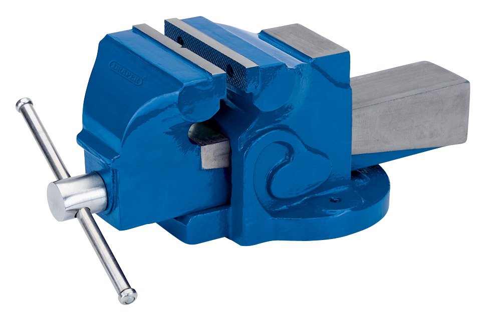 Draper 45231 Engineers Bench Vice, 125mm , Blue