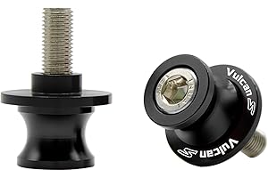 10MM M10 X1.25 Motorcycle CNC Swing arm Sliders Spools Stand Screw For Vulcan S 650 Black