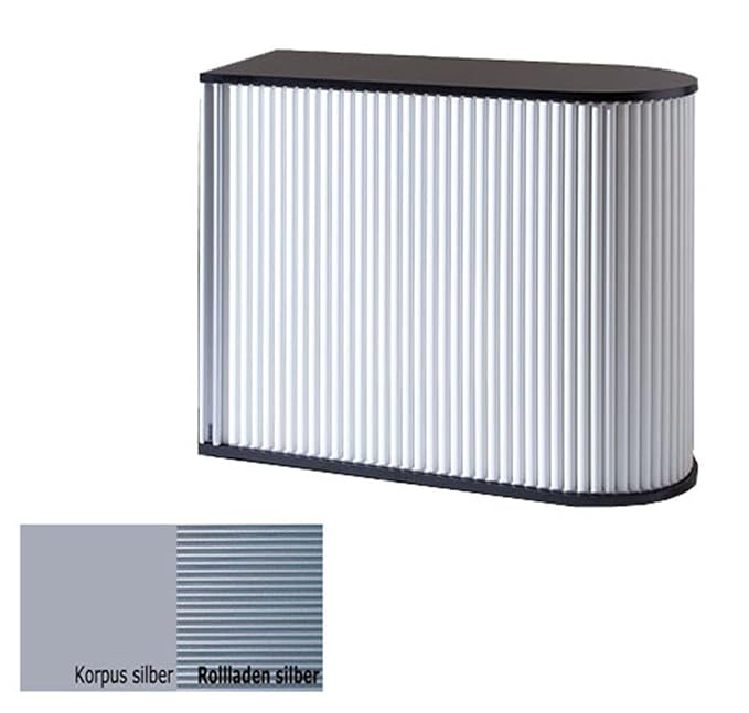 KLENK Collection - Sideboard - Universal-Rollladenschrank silber