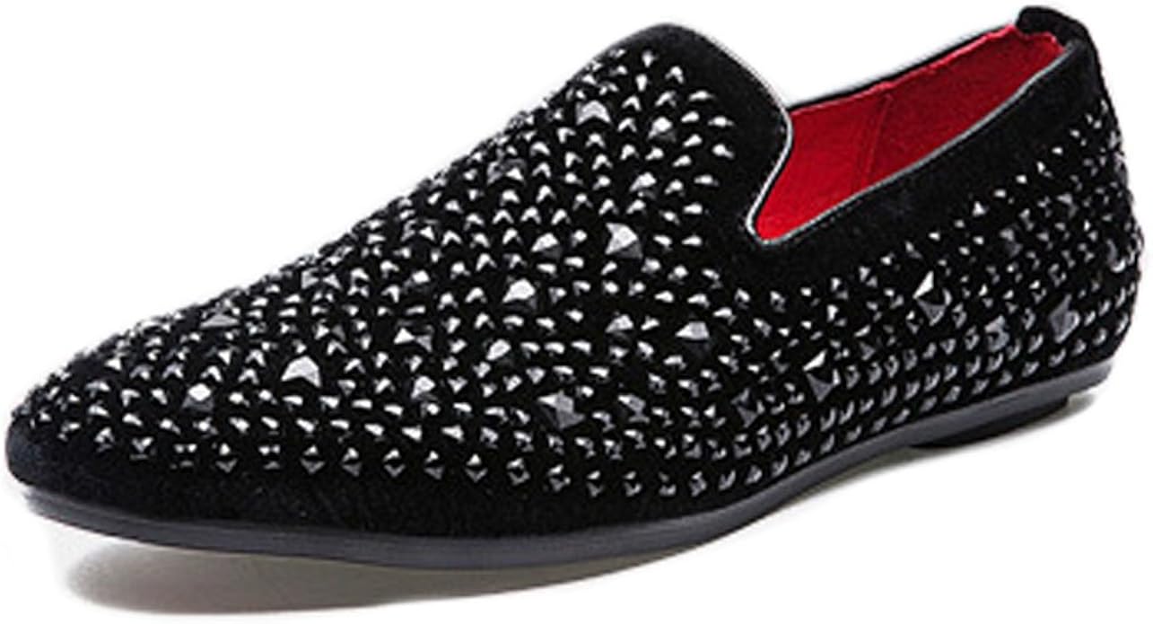 cowhide slip on shoes