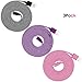 OKRAY 3 Pack 6ft/2m High Speed Micro-USB to USB 2.0 Data Cable Nylon Braided Charging Cord Charger Cable for Android, Samsung Galaxy, HTC, Google Nexus, LG, Sony, Nokia, Motorola(Black Purple Pink)