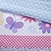 Comfort Spaces Happy Daisy Comforter Set - Vibrant Color and Addorable Print, Cozy Bedding with Matching Shams, Decorative Pillow, Butterfly and Floral Pink/Blue, Twin/Twin XL 3 Piece