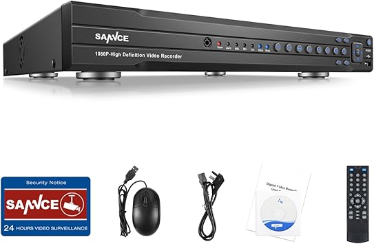 Tools & Home Improvement 16 CH Security Camera System Alarm Email 5-in