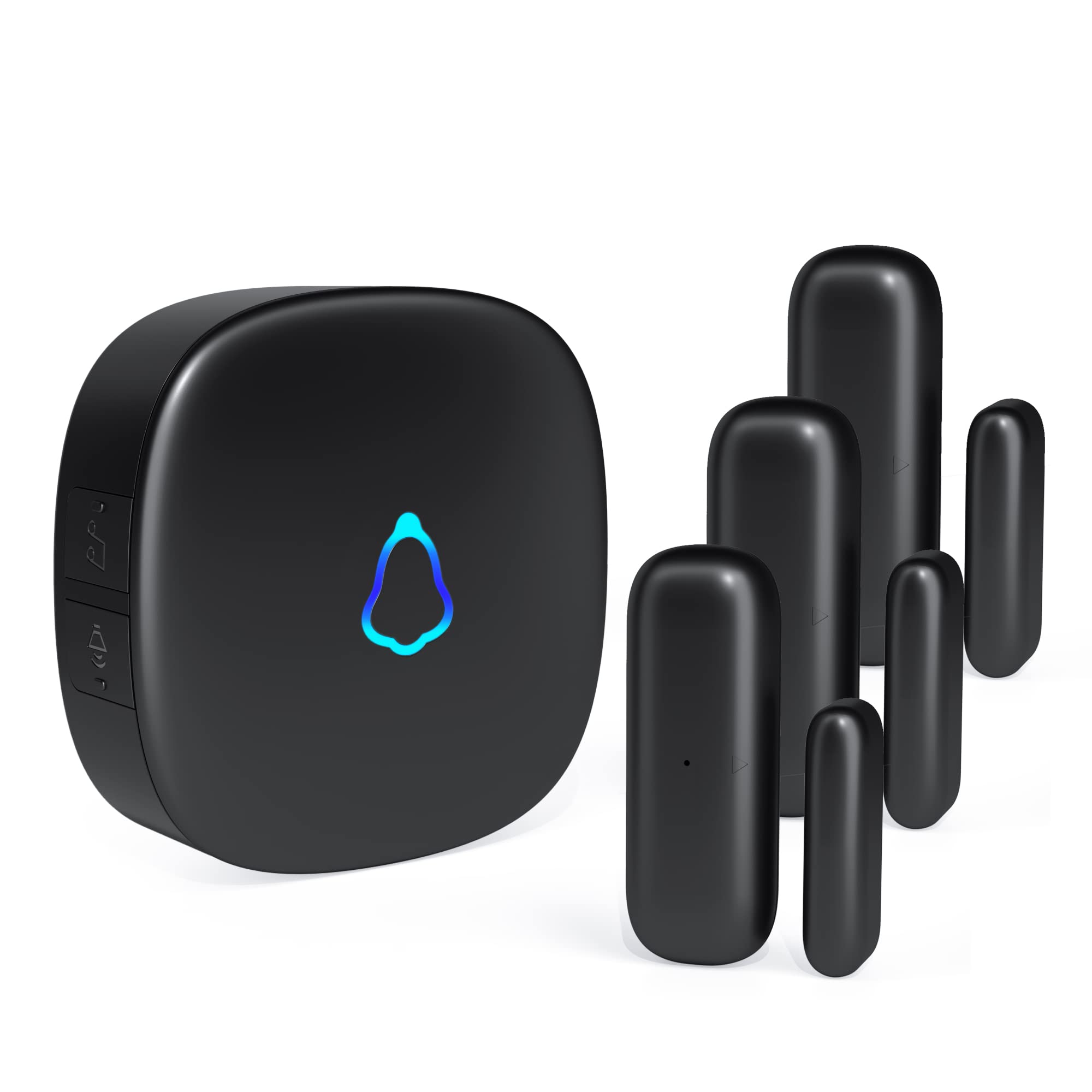 Photo 1 of Door Chime, METAK Wireless Door Open Contact Sensor Alarm with 500 FT Range, 58 Chimes and 5 Volume Levels for Business/Store/Home/Office When Entering, 3 Transmitter + 1 Plug-in Receiver