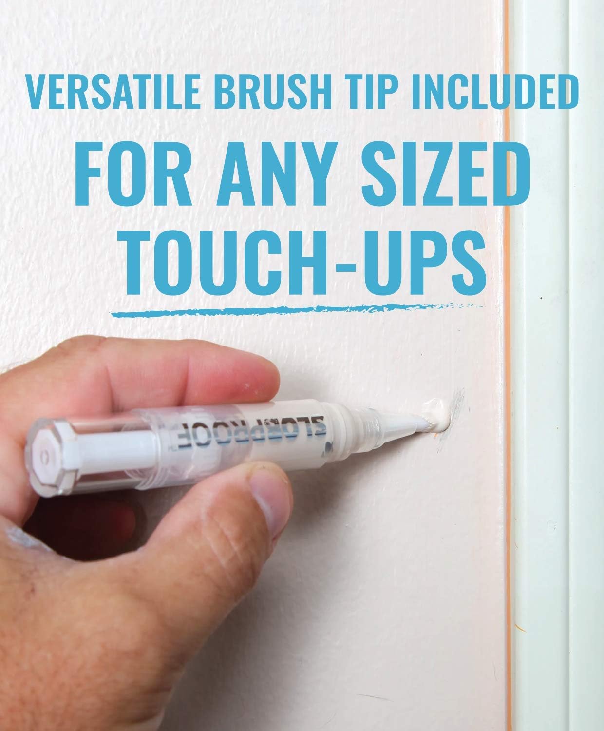 Slobproof Refillable Touch-Up Paint Pen, Mess-Free, Reusable Wall Paint Repair Tool, Precise Application - Image 5