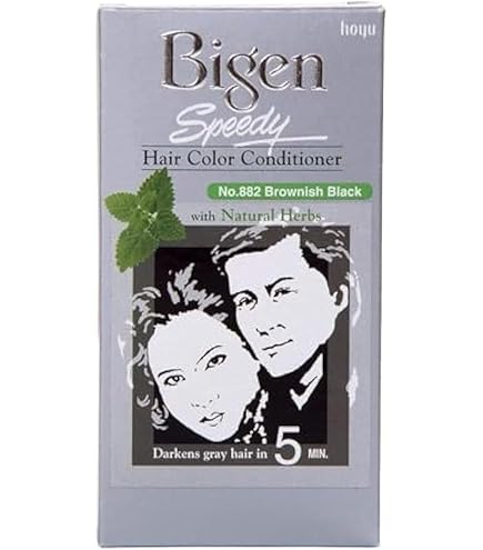Amazon.com : Bigen Speedy Hair Color, Natural Black 881 (40g + 40g
