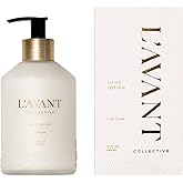 L'AVANT Collective Luxury Hand Lotion - High Performing Moisturizing Hand Cream for Dry, Cracked Hands, Nails & Cuticles - Hydrating Shea Butter Formula (10 oz, Fresh Linen)