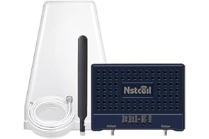 NSTCELL Cell Phone Boosters for Home Cell Booster Up to2500 sq ft Band 66/25/2/4/5/12/13/17 Cell Phone Signal Booster for Home Office All U.S. Carriers FCC Approved