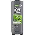 Dove Men+Care Body and Face Wash with 24-hour Nourishing Micromoisture, Extra Fresh, Men's Body Wash, 532mL, Pack of 4