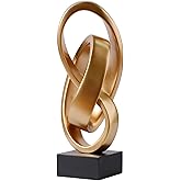 HAUCOZE Home Decor Modern Sculpture Arts Abstract Gifts Collectible Figurines Bookshelf Desktop Statue Polyresin Crafts 17.0 inch