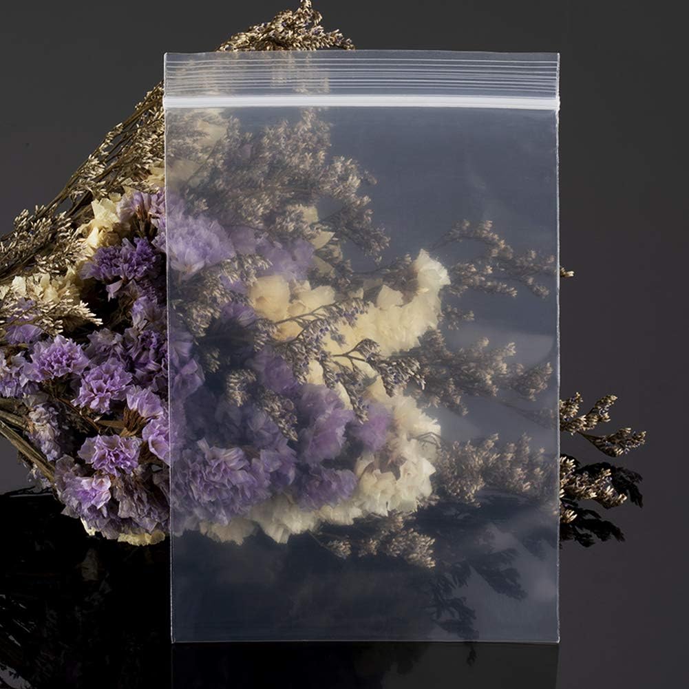 300 unidades Pequeñas bolsas de plástico transparente Ziplock para