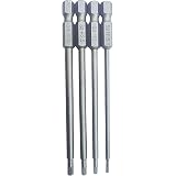 VICRAZZE RC Sechskant-Bit-Set: 1,5 / 2,0 / 2,5 / 3,0 Mm, S2-Stahl, Magnetisch, Für 1/4"-Antriebe
